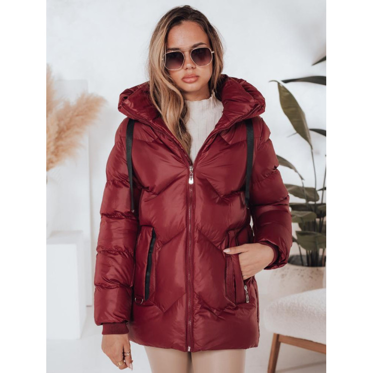 Ženska rdeča zimska jakna TY5005