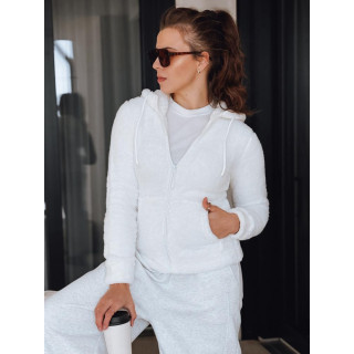 Ženska bela mehka jopa BY1555