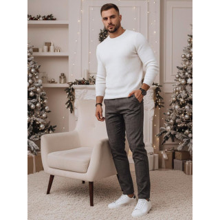 Moške temno sive kariraste hlače UX4400z