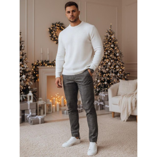 Temno sive karo moške hlače UX4399z