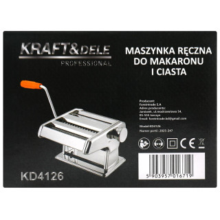 Ročni stroj za testenine in testo KD4126
