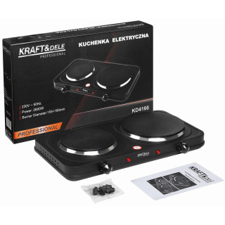 Električni štedilnik 2600W 155+185 mm KD4166