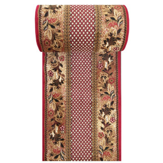 Rdeča preproga na meter z mrežastim vzorcem