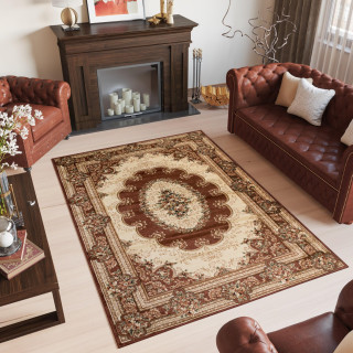 Starinska preproga v rjavi barvi