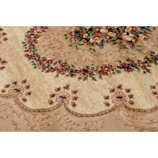 Bež preproga v vintage slogu