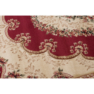 Rdeča preproga v vintage slogu