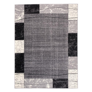 Temno siva vzorčasta preproga