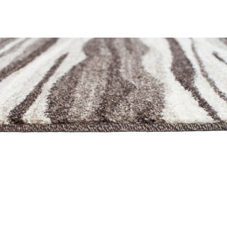 Svetlo rjava moderna vzorčasta preproga