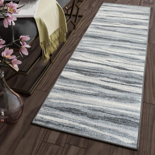 Moderna siva preproga s preprostim vzorcem