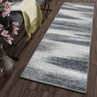 Moderna preproga z vzorcem v sivi barvi