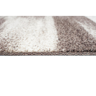 Rjava moderna preproga z vzorcem