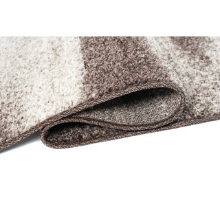 Rjava moderna preproga z vzorcem