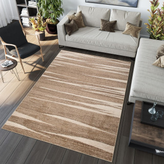 Temno bež vzorčasta preproga