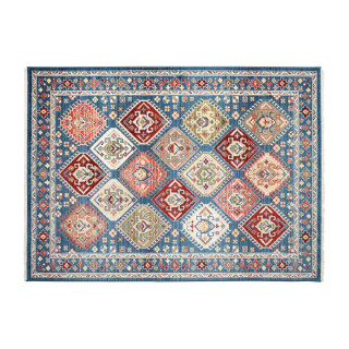 Modra preproga v vintage slogu