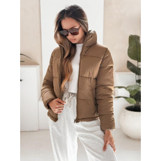 Ženska temno bež puhovka TY5217