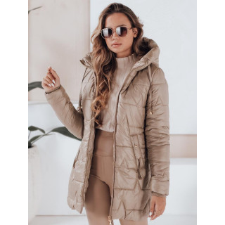 Ženska bež zimska jakna TY5091
