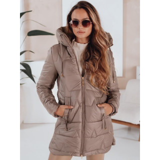 Zimska temno bež ženska jakna TY5093