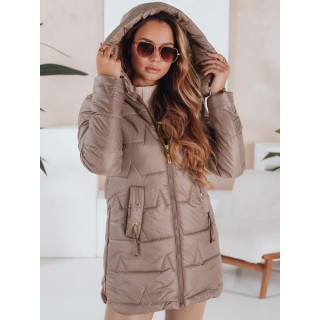 Zimska temno bež ženska jakna TY5093