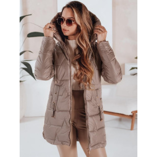 Zimska temno bež ženska jakna TY5093