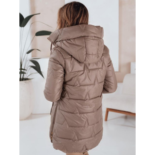 Zimska temno bež ženska jakna TY5093