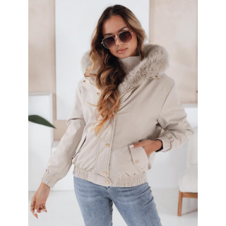 Ženska kratka svetlo bež jakna TY5062