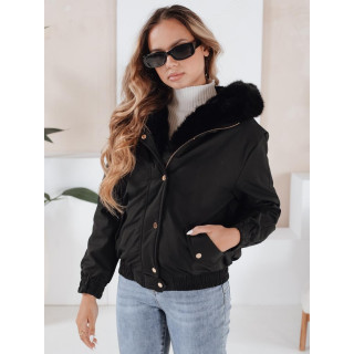 Črna kratka ženska jakna TY5059