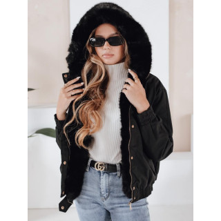 Črna kratka ženska jakna TY5059