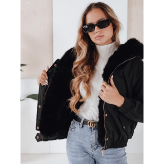 Črna kratka ženska jakna TY5059