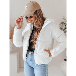 Bela ženska puhovka TY4952