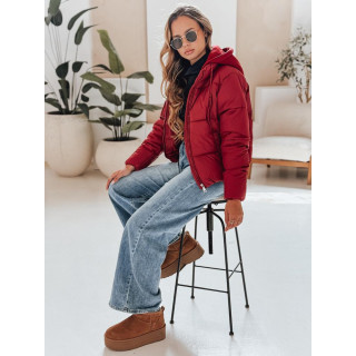 Bordo ženska puhovka TY4949