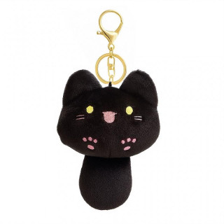 Obesek s plišastim črnim muckom