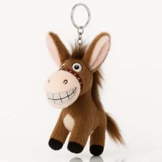 Obesek z rjavim plišastim osličkom