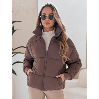 Temno bež ženska zimska jakna TY4945
