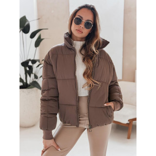Temno bež ženska zimska jakna TY4945