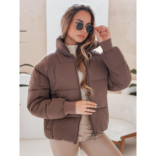 Temno bež ženska zimska jakna TY4945