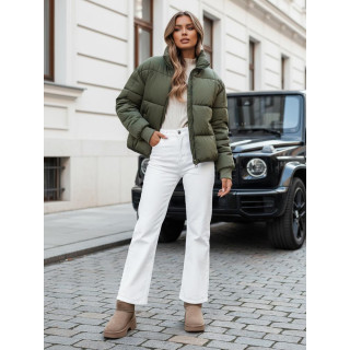 Ženska zelena zimska jakna TY4946