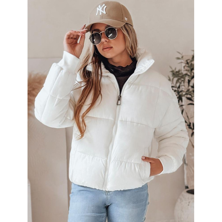 Ženska zimska jakna, bela barva TY4947