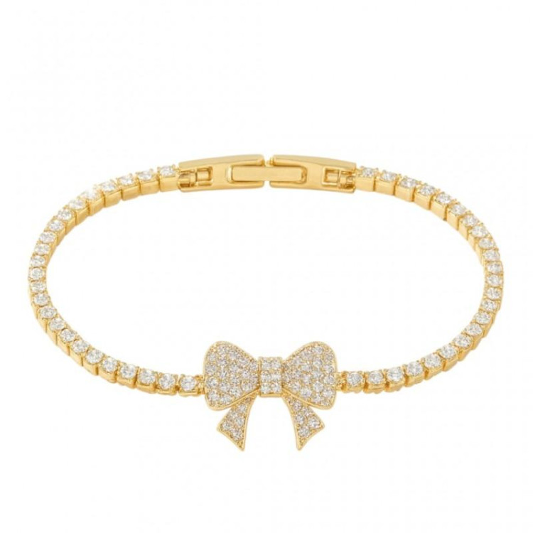 Elegantna ženska zapestnica z pentljo