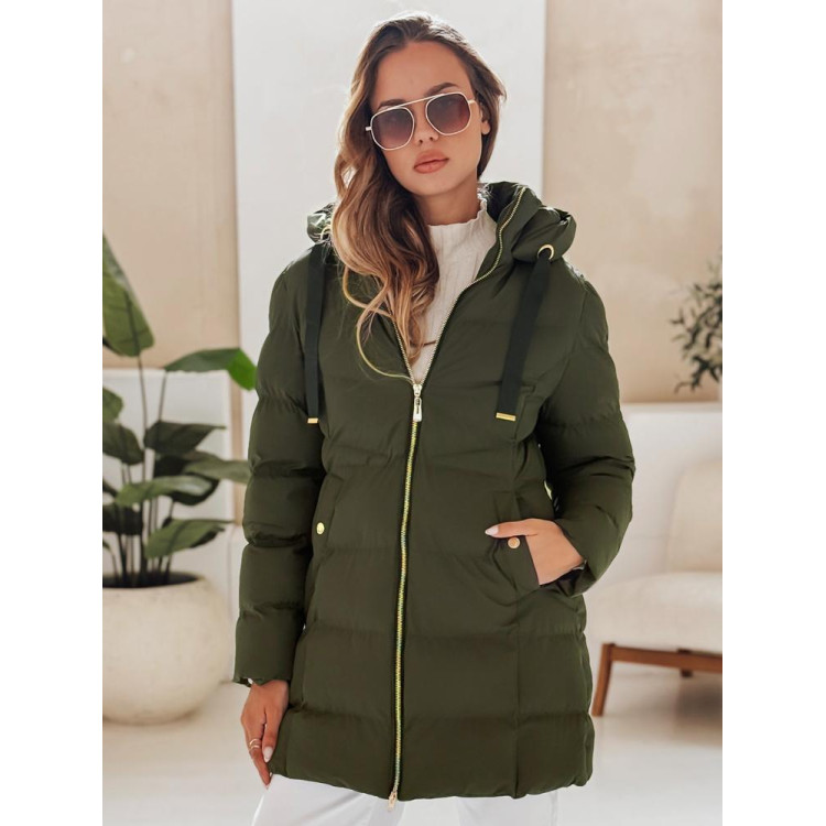 Zelena ženska zimska jakna TY4364