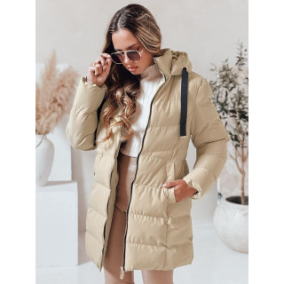 Ženska bež zimska jakna TY4365