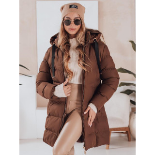 Ženska rjava zimska jakna TY4919