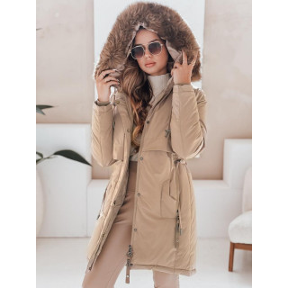 Bež ženska zimska parka TY5082