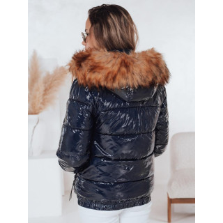 Ženska temno modra prešita jakna TY4487