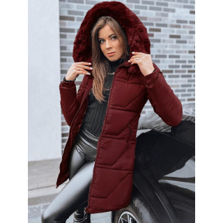 Bordo ženska prešita jakna TY5396