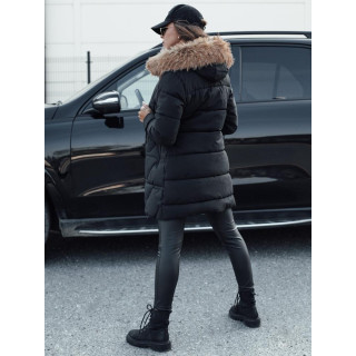 Prešita črna ženska jakna TY4577