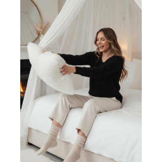 Ženski črni pulover MY2399