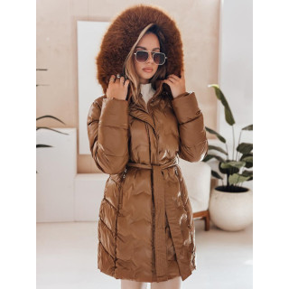 Rjava ženska zimska jakna TY4925