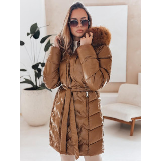Rjava ženska zimska jakna TY4925
