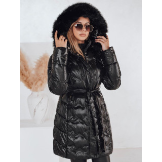 Ženska črna zimska jakna TY4924