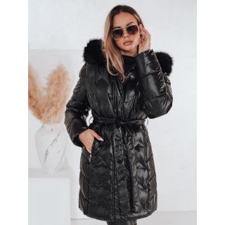 Ženska črna zimska jakna TY4924